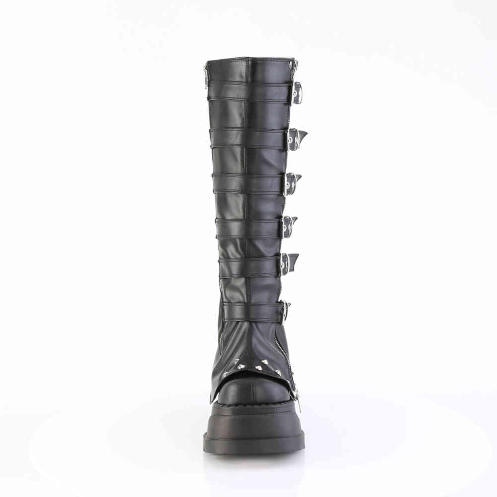 DemoniaCult - STOMP-223 Bottes de plate-forme - Noir